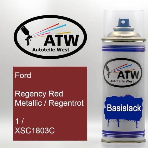 Ford, Regency Red Metallic / Regentrot, 1 / XSC1803C: 400ml Sprühdose, von ATW Autoteile West.